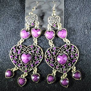 Bohemian vintage style earrings